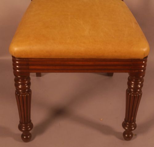 A SUPER SET OF 3 WILLIAM IV PERIOD DINING CHAIRS GILLOWS - ADDITIONAL PHOTO 3