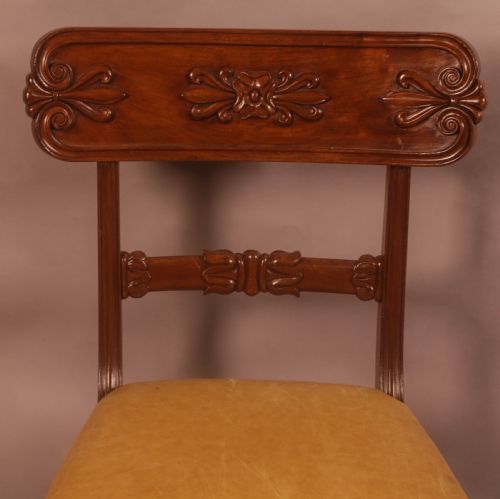 A SUPER SET OF 3 WILLIAM IV PERIOD DINING CHAIRS GILLOWS - ADDITIONAL PHOTO 4