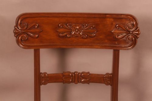A SUPER SET OF 3 WILLIAM IV PERIOD DINING CHAIRS GILLOWS - ADDITIONAL PHOTO 5