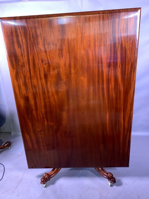 A SUPERB MAHOGANY BREAKFAST DINING TABLE IN MAHOGANY - ADDITIONAL PHOTO 11