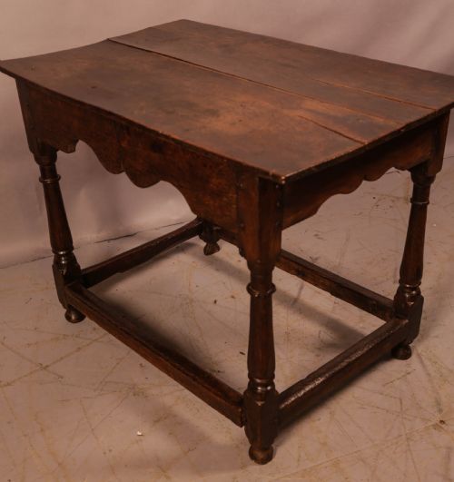 A 17TH CENTURY OAK SIDE TABLE - ADDITIONAL PHOTO 6