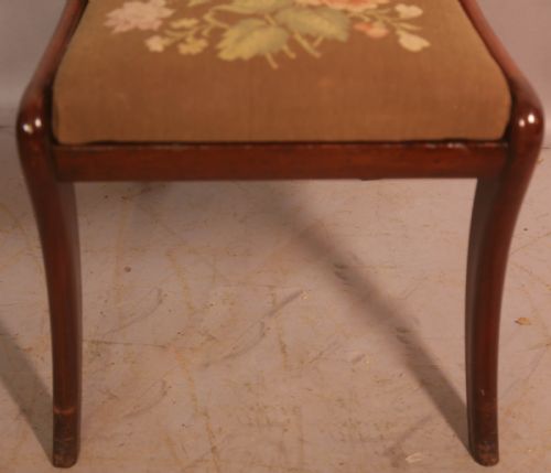 A TOP QUALITY SET OF 8 REGENCY BRASS INLAID DINING CHAIRS - ADDITIONAL PHOTO 10