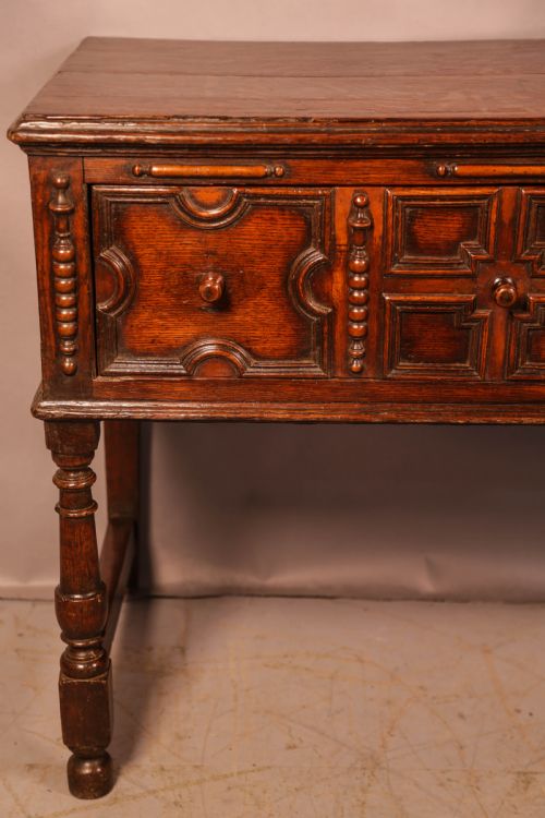 A GOOD 17TH CENTURY SERVING DRESSER - ADDITIONAL PHOTO 6