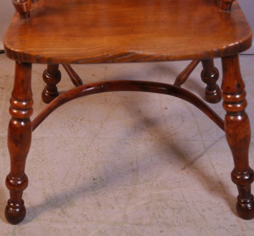 A SUPER YEW WINDSOR CHAIR GABBITASS OF WORKSOP - ADDITIONAL PHOTO 3
