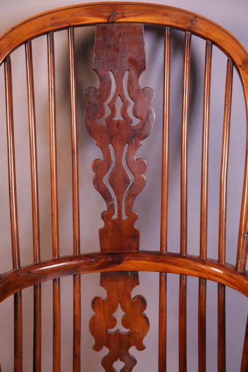 A SUPER YEW WINDSOR CHAIR GABBITASS OF WORKSOP - ADDITIONAL PHOTO 9
