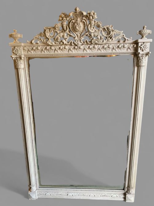 A FREE STANDING DECORATIVE MIRROR - ADDITIONAL PHOTO 1