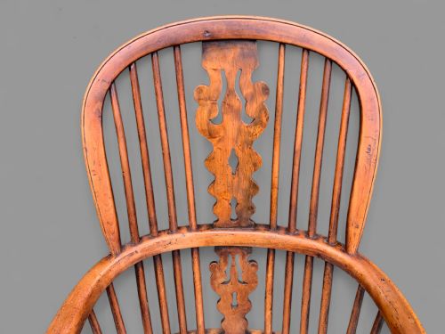 BENJAMIN GILLING YEW WOOD WINDSOR CHAIR - ADDITIONAL PHOTO 1