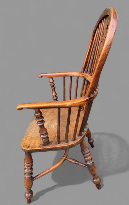 BENJAMIN GILLING YEW WOOD WINDSOR CHAIR - ADDITIONAL PHOTO 6