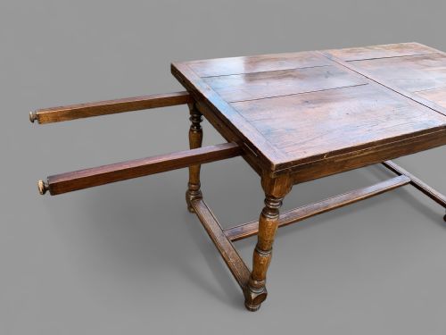 A FRENCH FARMHOUSE KITCHEN DINING TABLE IN OAK VERY LARGE - ADDITIONAL PHOTO 8