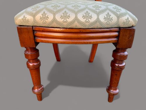 A SET OF 10 VICTORIAN SPEAR POINT BALLOON BACK DINING CHAIRS - ADDITIONAL PHOTO 5