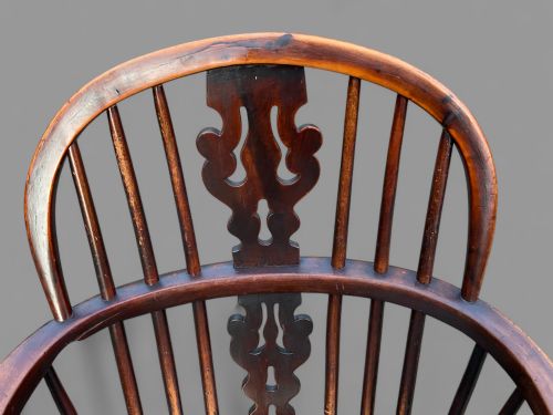 A YEW WOOD THREE QUARTER BACK WINDSOR CHAIR BY BEN GILLING - ADDITIONAL PHOTO 2