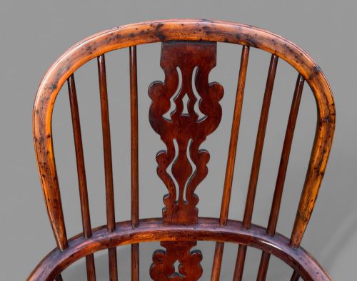 A VERY VERY RARE YEW WIOD WINDSOR CHAIR NICHOLSON - ADDITIONAL PHOTO 3