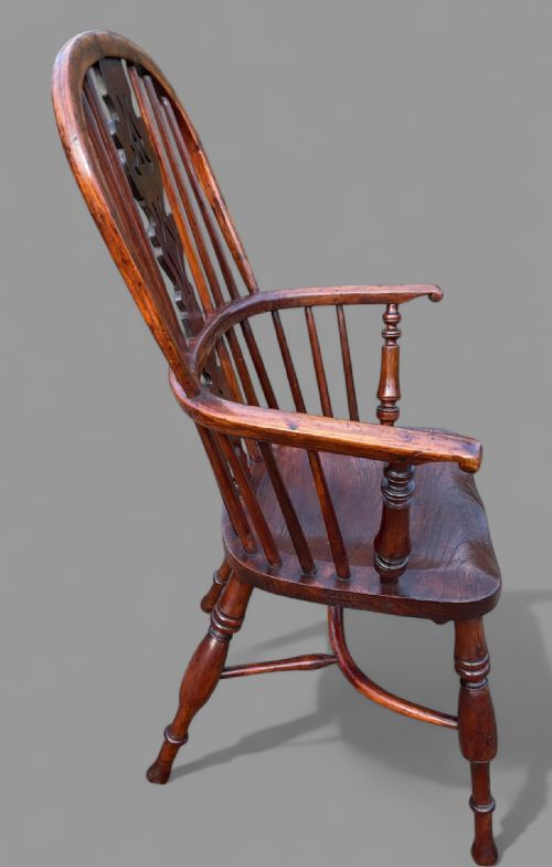 A VERY VERY RARE YEW WIOD WINDSOR CHAIR NICHOLSON - ADDITIONAL PHOTO 5