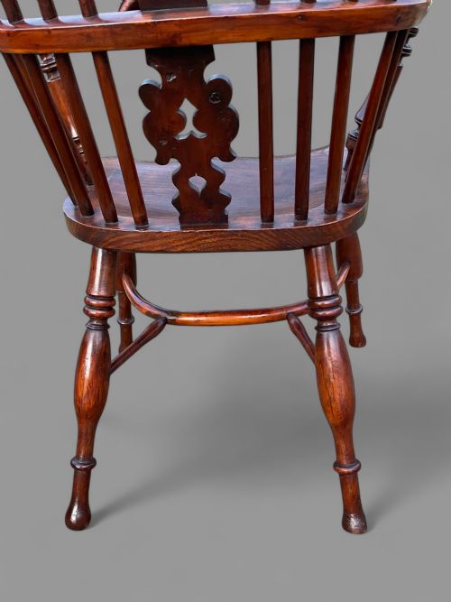 A VERY VERY RARE YEW WIOD WINDSOR CHAIR NICHOLSON - ADDITIONAL PHOTO 7