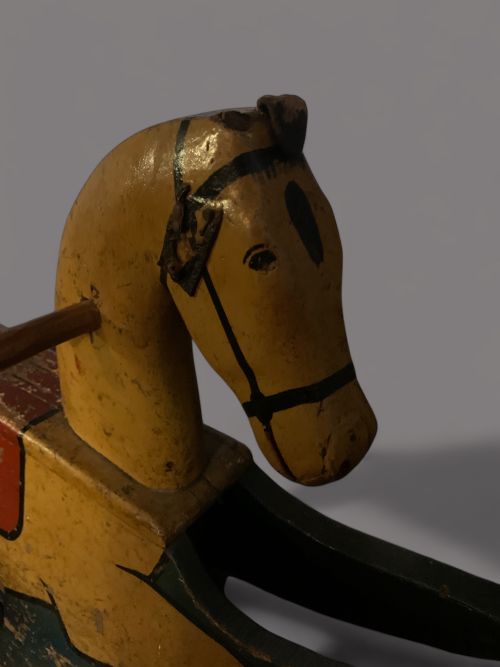 VICTORIA ROCKING HORSE ALL WOOD - ADDITIONAL PHOTO 2