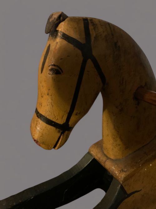 VICTORIA ROCKING HORSE ALL WOOD - ADDITIONAL PHOTO 3
