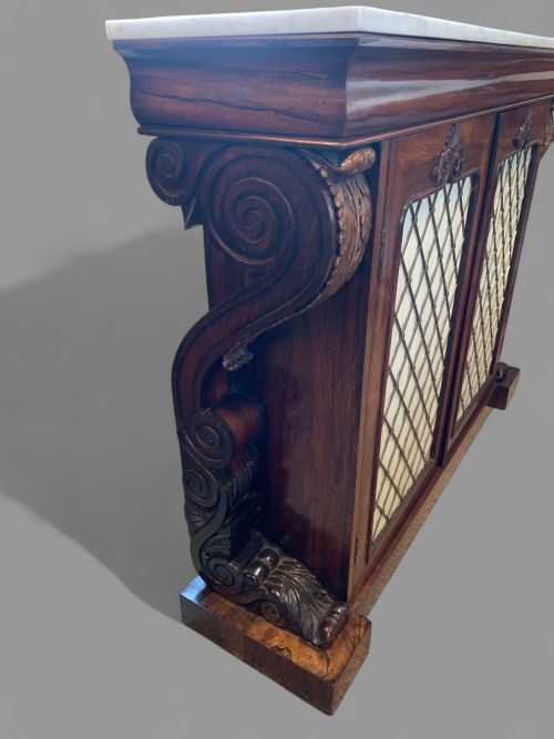 A SUPERB ROSEWOOD CHIFFONIER - ADDITIONAL PHOTO 3