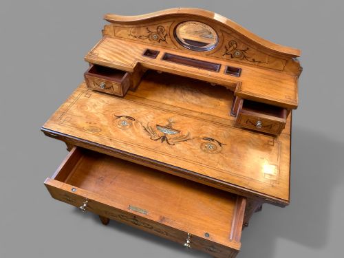 A LOVELY 19TH CENTURY LADIES WRITING DESK - ADDITIONAL PHOTO 4