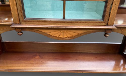 A VERY ATTRACTIVE VICTORIAN DISPLAY CABINET - ADDITIONAL PHOTO 6