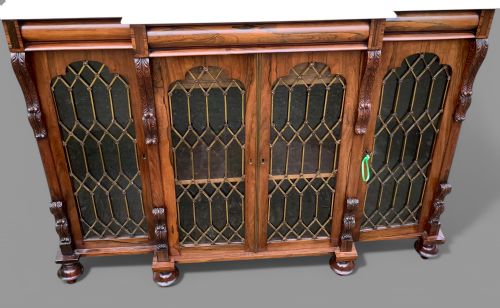 A VERY ATTRACTIVE EARLY VICTORIAN CHIFFONIER IN ROSEWOOD - ADDITIONAL PHOTO 1