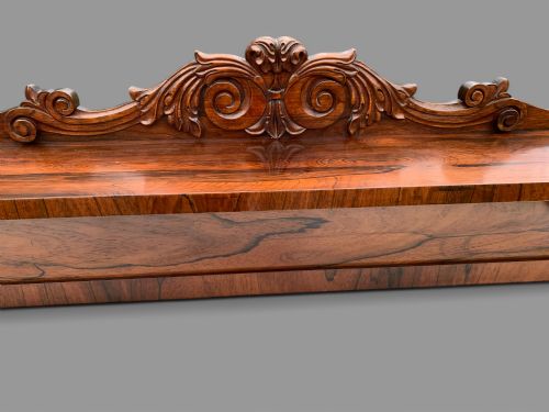 A VERY ATTRACTIVE EARLY VICTORIAN CHIFFONIER IN ROSEWOOD - ADDITIONAL PHOTO 13