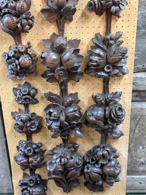 two pairs of carved lime wood decorative panels - CATEGORY: ANTIQUE MISCELLANEOUS - DATED 18TH CENTURY