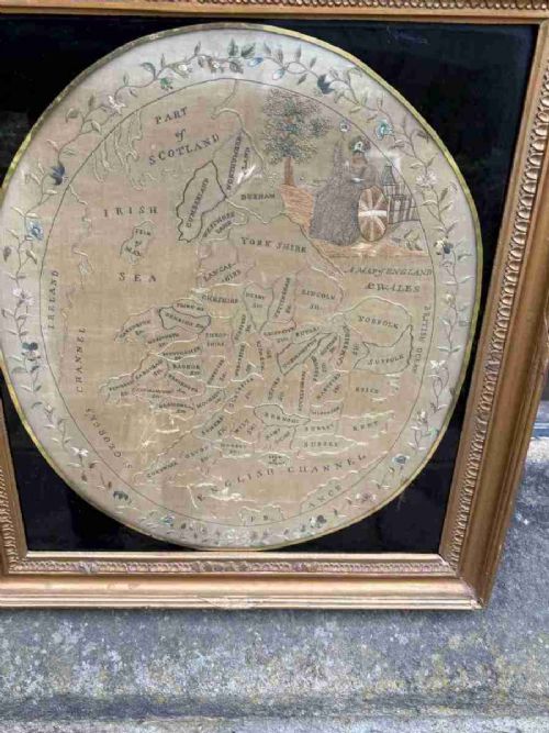 A NICE GEORGIAN MAP SAMPLER