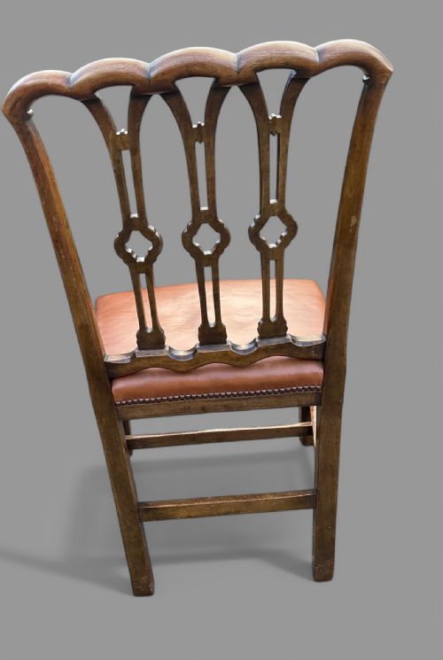 A GOOD SET OF 8 VICTORIAN MAHOGANY DINING CHAIRS - ADDITIONAL PHOTO 10