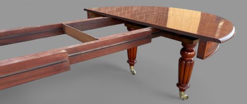 A SUPER AND RARE EARLY VICTORIAN EXTENDING DINING TABLE SEATS UP TO 18 - ADDITIONAL PHOTO 18