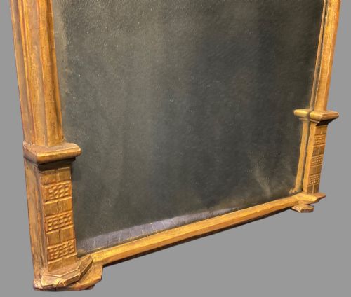 AN 18TH CENTURY GEORGIAN WALL MIRROR GILT WOOD - ADDITIONAL PHOTO 5