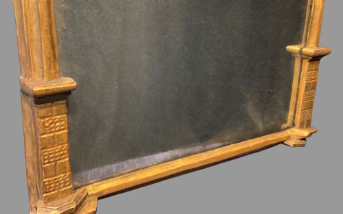 AN 18TH CENTURY GEORGIAN WALL MIRROR GILT WOOD - ADDITIONAL PHOTO 6