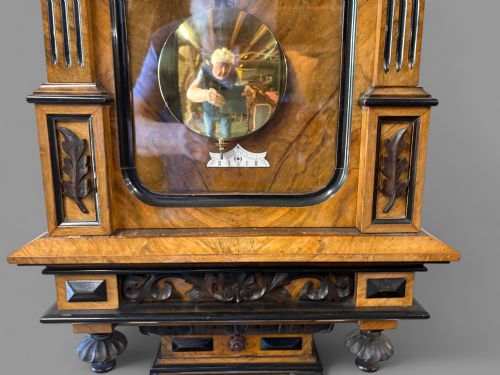 A SUPERB VIENNA WALL CLOCK 8 DAY WEIGHT DRIVEN - ADDITIONAL PHOTO 1