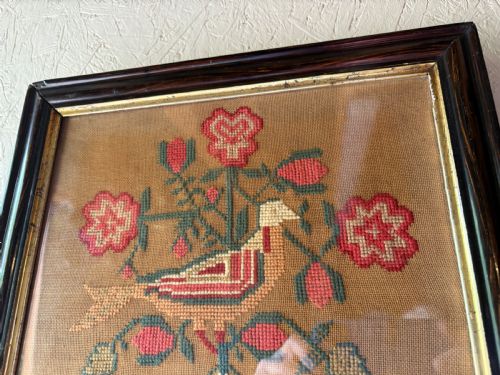 NEEDLEWORK SAMPLER ELIZABETH ANDREW 1844 - ADDITIONAL PHOTO 4