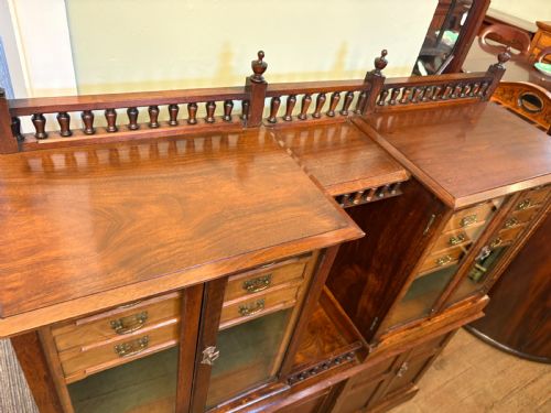 A VERY UNUSUAL COLLECTORS CABINET IN WALNUT - ADDITIONAL PHOTO 9