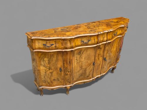 AN IMPOSING BURR WALNUT SIDEBOARD - ADDITIONAL PHOTO 11