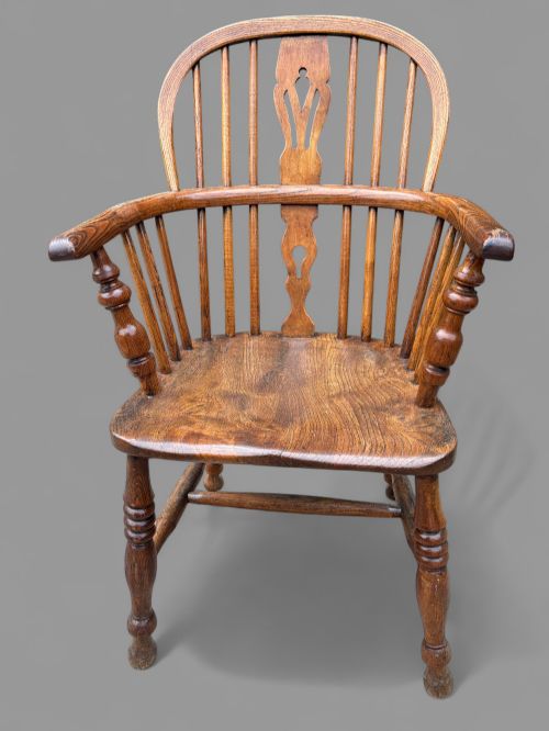 A MATCHING SET OF 10 WINDSOR ARMCHAIRS IN ASH AND ELM - ADDITIONAL PHOTO 7