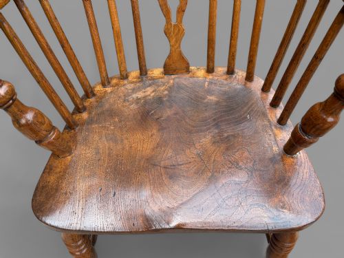 A MATCHING SET OF 10 WINDSOR ARMCHAIRS IN ASH AND ELM - ADDITIONAL PHOTO 10
