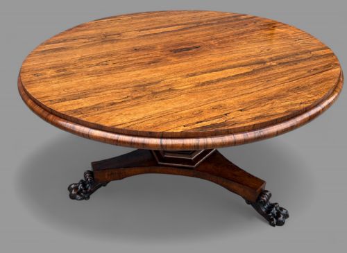 A SUPERB WILLIAM IV CENTRE TABLE ROSEWOOD - ADDITIONAL PHOTO 3