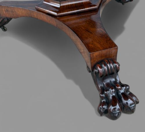 A SUPERB WILLIAM IV CENTRE TABLE ROSEWOOD - ADDITIONAL PHOTO 5