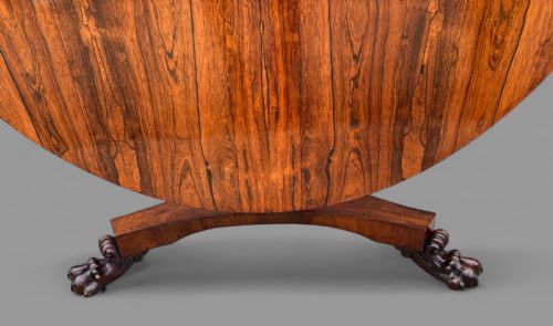 A SUPERB WILLIAM IV CENTRE TABLE ROSEWOOD - ADDITIONAL PHOTO 7