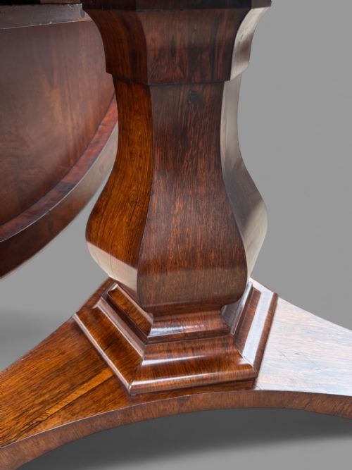 A SUPERB WILLIAM IV CENTRE TABLE ROSEWOOD - ADDITIONAL PHOTO 8