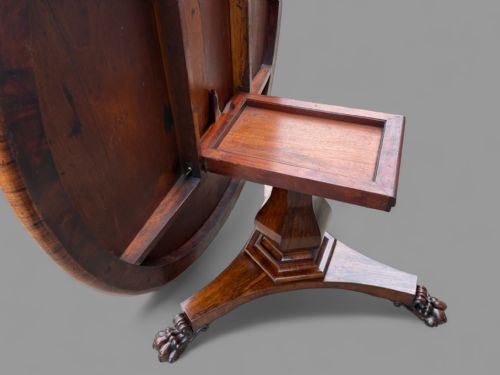 A SUPERB WILLIAM IV CENTRE TABLE ROSEWOOD - ADDITIONAL PHOTO 10