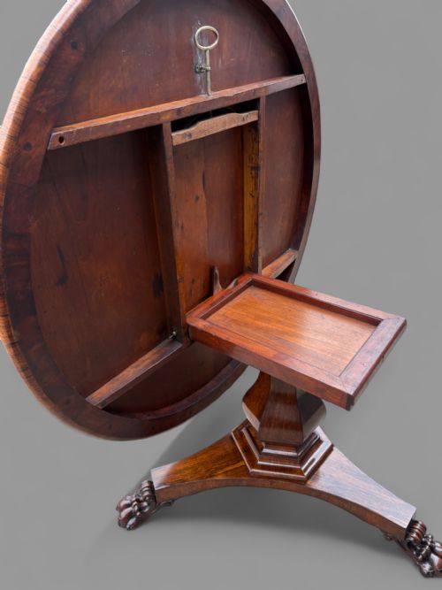 A SUPERB WILLIAM IV CENTRE TABLE ROSEWOOD - ADDITIONAL PHOTO 11