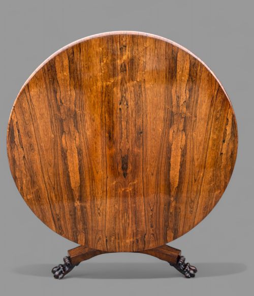 A SUPERB WILLIAM IV CENTRE TABLE ROSEWOOD - ADDITIONAL PHOTO 12