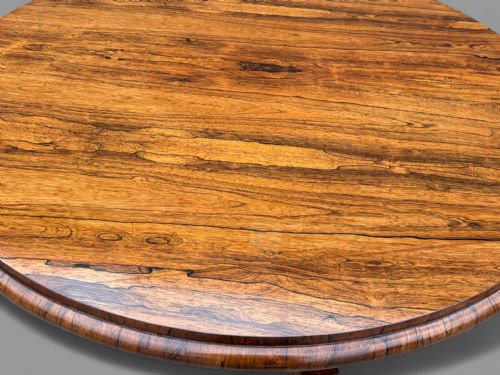 A SUPERB WILLIAM IV CENTRE TABLE ROSEWOOD - ADDITIONAL PHOTO 14