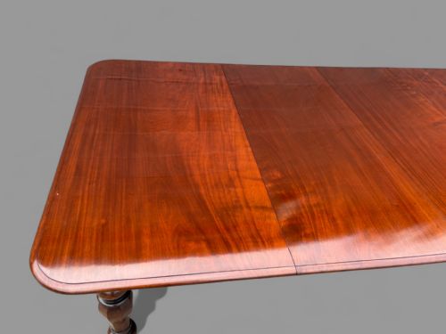 A GOOD WILLIAM IV EXTENDING DINING TABLE IN MAHOGANY - ADDITIONAL PHOTO 2