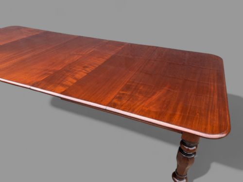 A GOOD WILLIAM IV EXTENDING DINING TABLE IN MAHOGANY - ADDITIONAL PHOTO 7