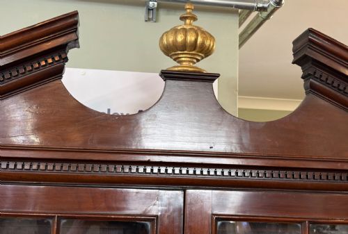 FINE GEORGIAN LIBRARY BOOKCASE MAHOGANY - ADDITIONAL PHOTO 7