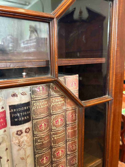 FINE GEORGIAN LIBRARY BOOKCASE MAHOGANY - ADDITIONAL PHOTO 9