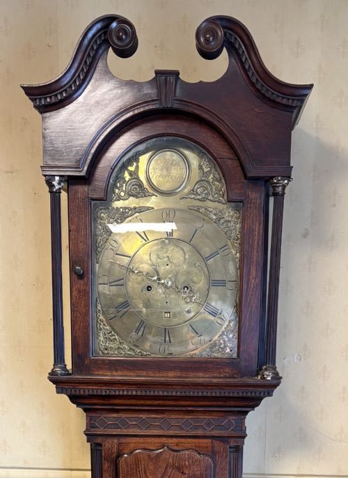 8 DAY LONG CASE CLOCK JOSEPH GIBSON ECCLEFECHAN - ADDITIONAL PHOTO 1